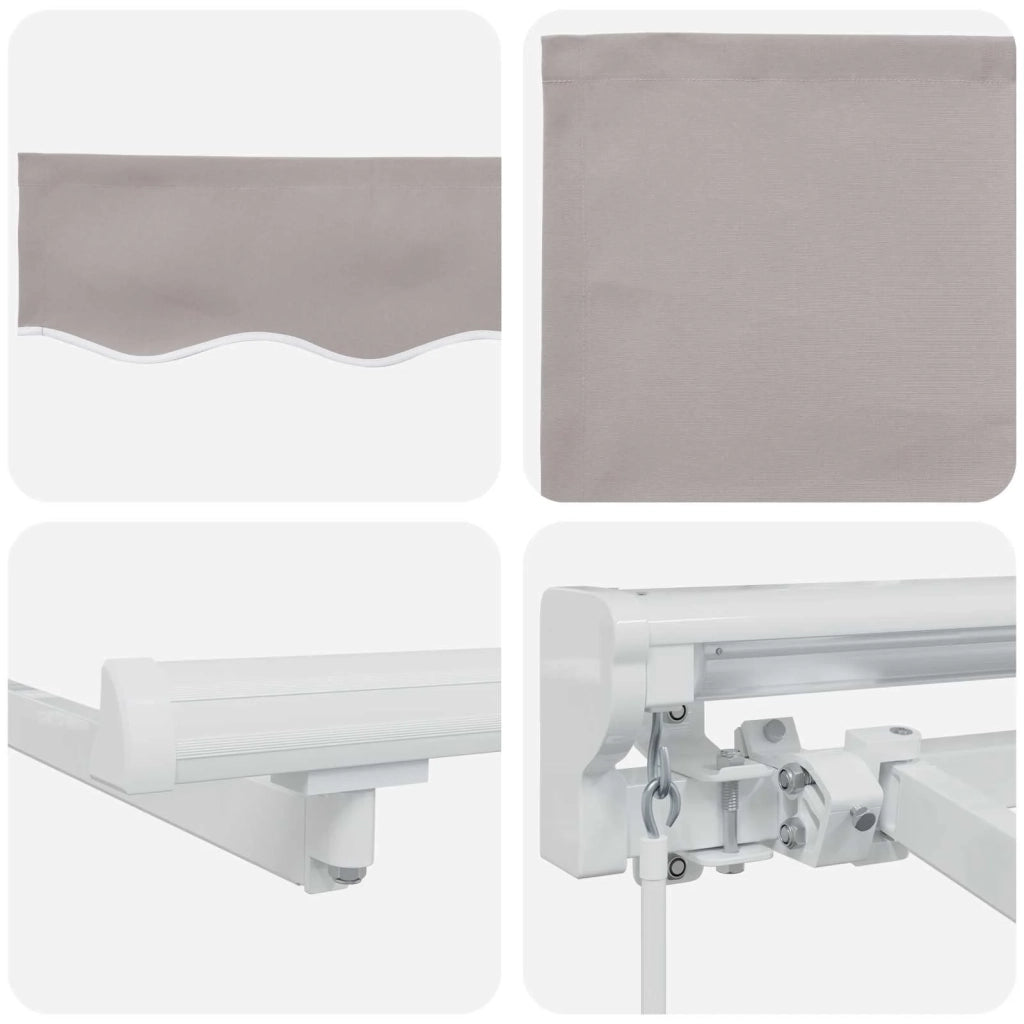 Cornice per Tenda Manuale con LED 5 x 3 m 3420701