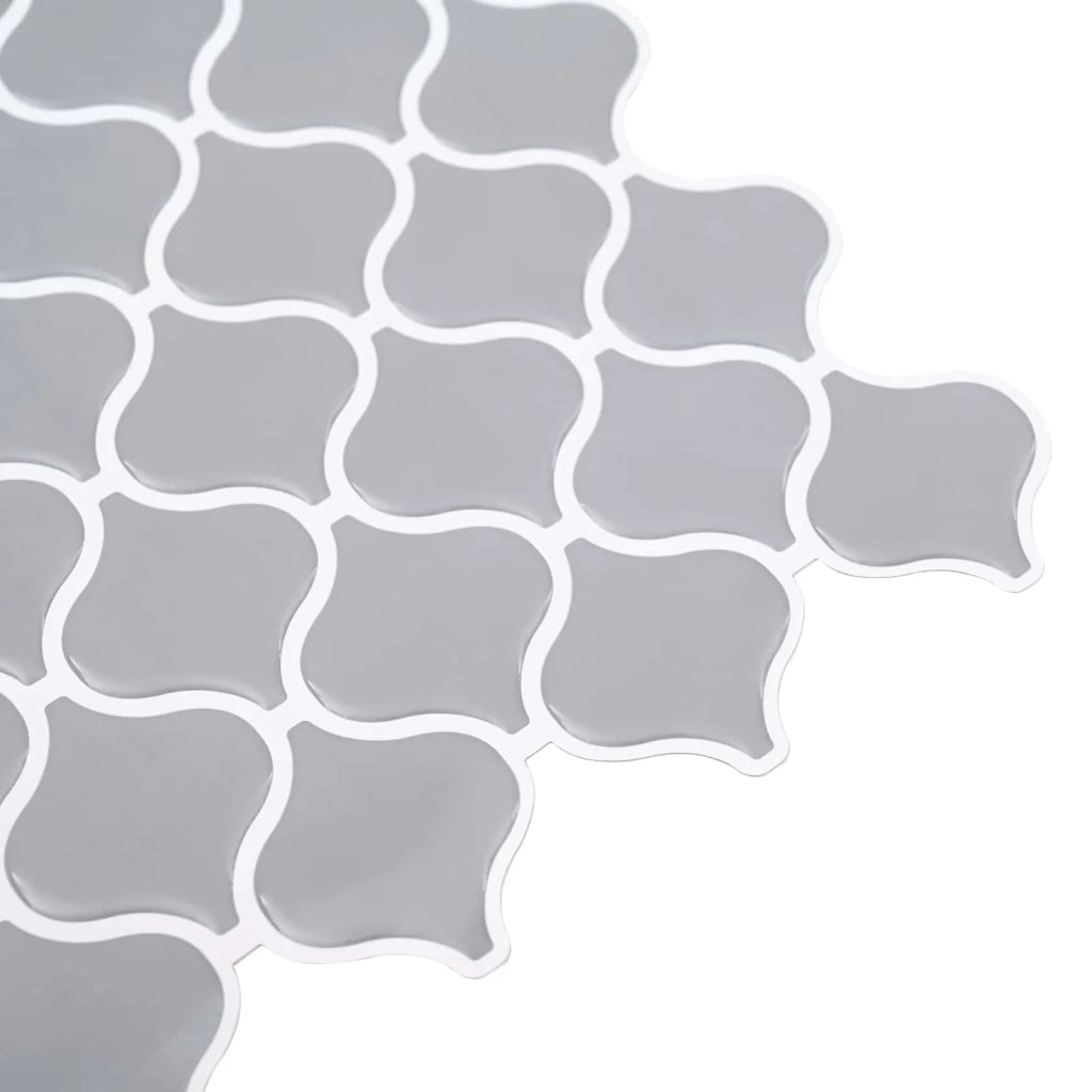 Piastrella Lanturn 50 pcs Grigio 27 x 27 cm Poliuretano e PET 42046239