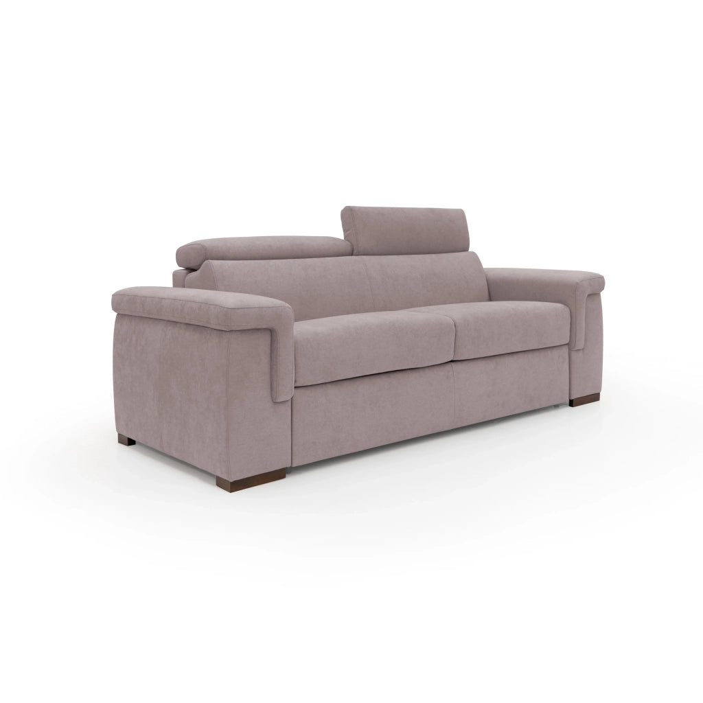 Giunone Divano letto mat. H18 220 cm (mat. 140x197 cm) rosa