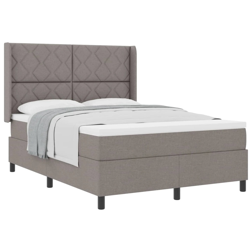 Letto a molle con materasso Talpa 140 x 190 cm Tessuto 3341704