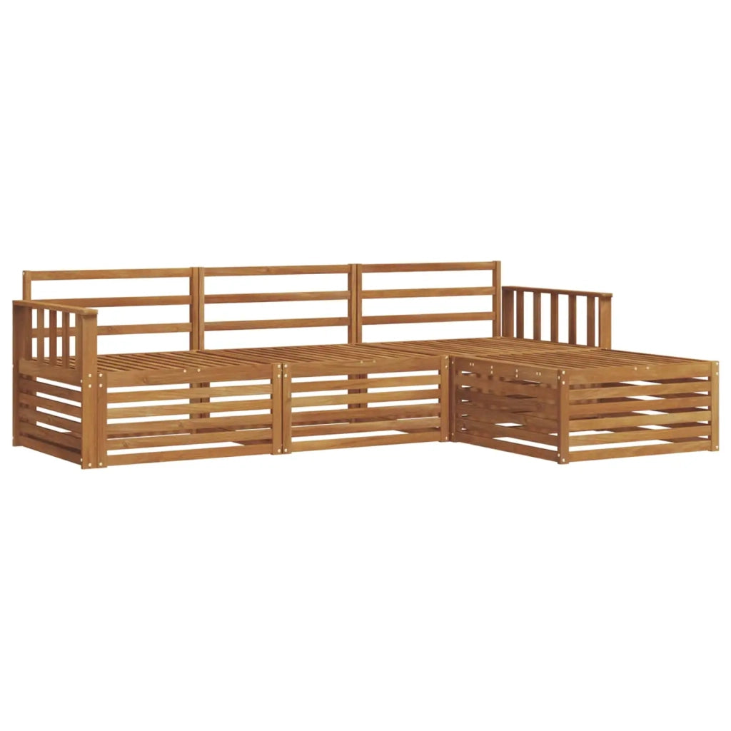 Set di divani da esterno Naturale 249,5 x 162,5 x 73 cm
