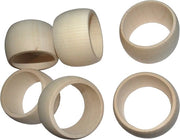 Servetringhe di legno - sostegni per tovaglie rustici per decorazione di feste - set da 6 

(Nota: ho mantenuto il numero di pezzi, ma se è necessario, potrei anche rimuoverlo)