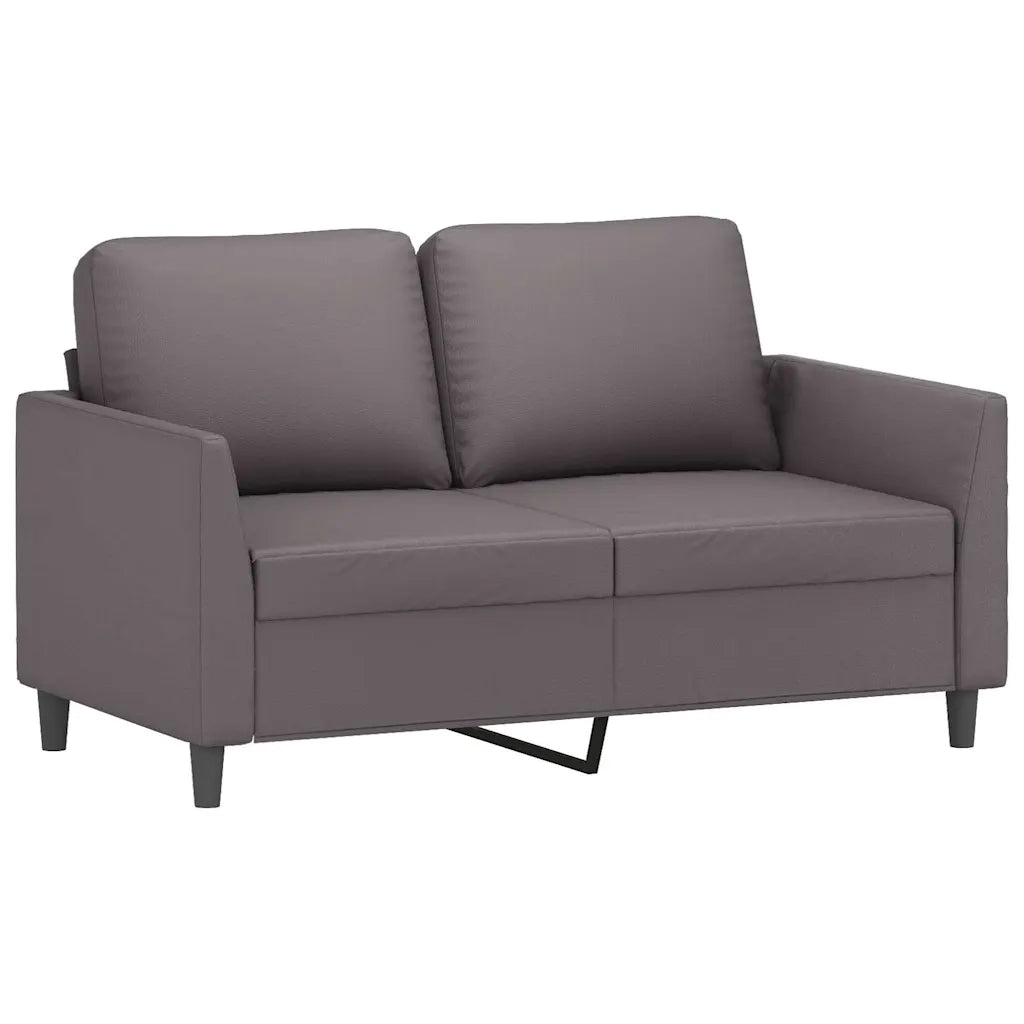 Divano a 2 Posti Grigio 120 cm in Similpellecod mxl 83673