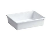 BACINELLA PER FRIGO IN POLIPROPILENE BIANCA- - cm.35x25x10h. lt.5 - 5 pezzi STEFANPLAST