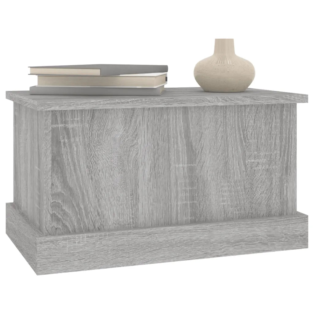 Contenitore Grigio Sonoma 50x30x28 cm Legno Multistrato 816502