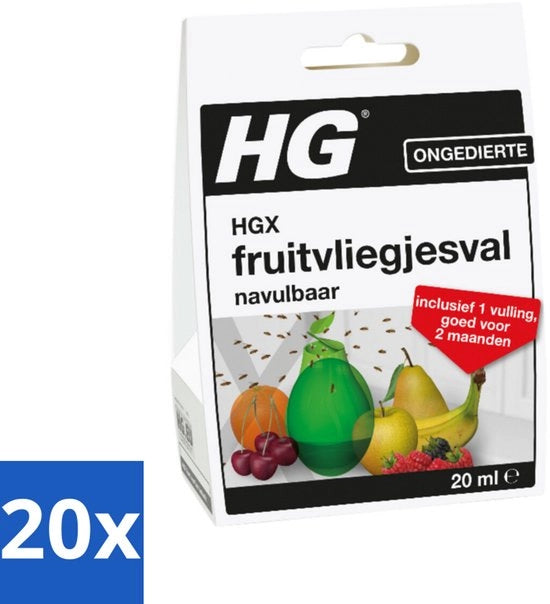 Fruiti velenosi - Val di insetti - Navicella riutilizzabile - Inclusa 1 imbottitura - 20 ml - Confezione in bulk - 20 pezzi