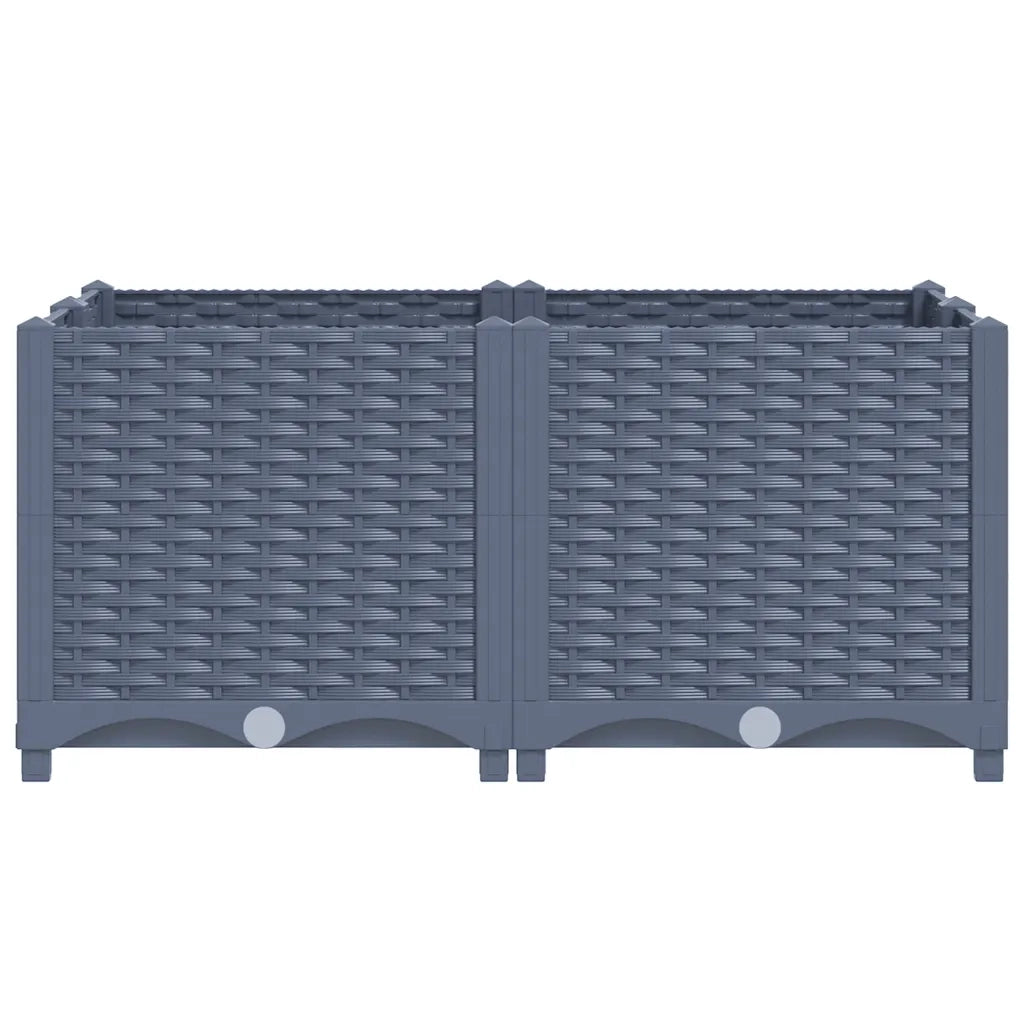 Fioriera Rialzata 80x80x38 cm in Polipropilene