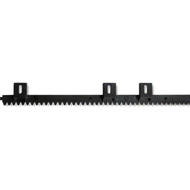 CREMAGLIERA NYLON S/6 CON ASOLE DI FISSAGGIO SUPERIORI ARMAS CRM100S AUTOMAZIONE