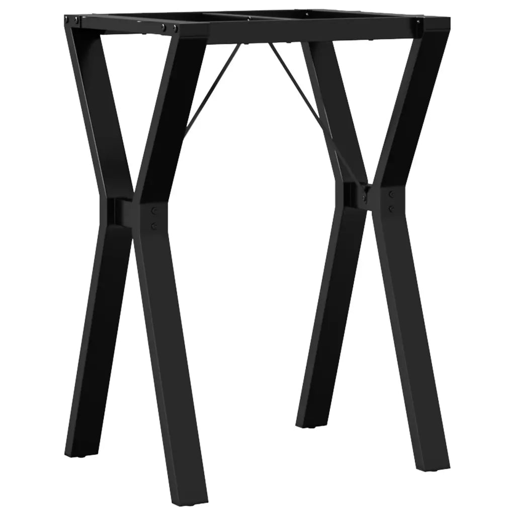 Telaio Gambe a Y per Tavolo da Pranzo 50x40x73 cm in Acciaio 357928