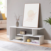 Mobile Porta TV Anän Scaffale Espositore 100 x 30 x 42 cm - Bianco [en.casa]