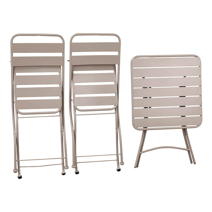 Set Tavolino e 2 Sedie Pieghevoli da Giardino Mia Talpa