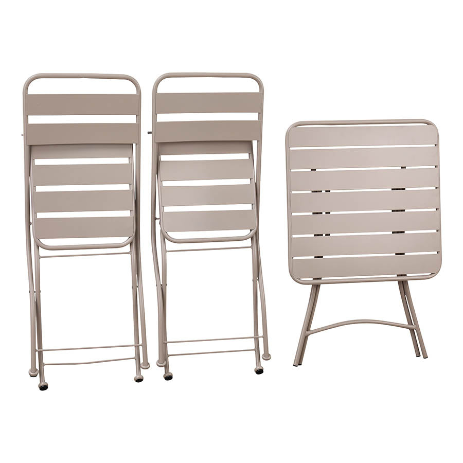 Set Tavolino e 2 Sedie Pieghevoli da Giardino Mia Talpa