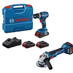 Trapano e Smerig. e 3 BATT.4,0AH e Caric Bosch B Set 18V