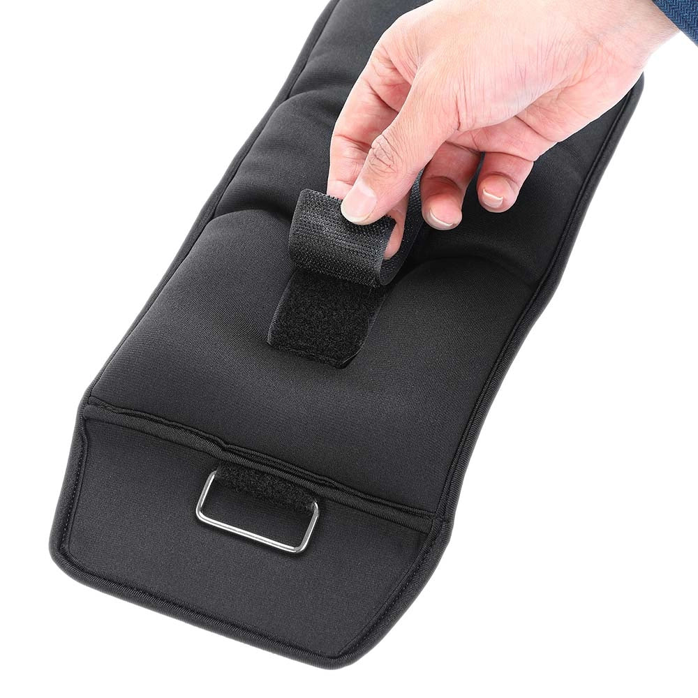 Set 2 Pesi Polsi e Caviglie 1,5 kg Allenamento Palestra Aerobica Fitness Nero