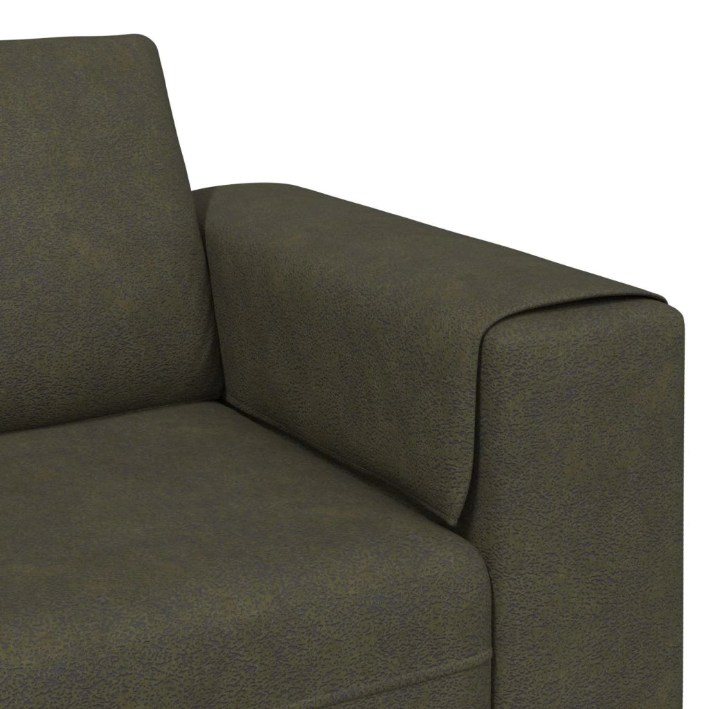 Divano per Soggiorno 3 pcs Verde militare 3335142