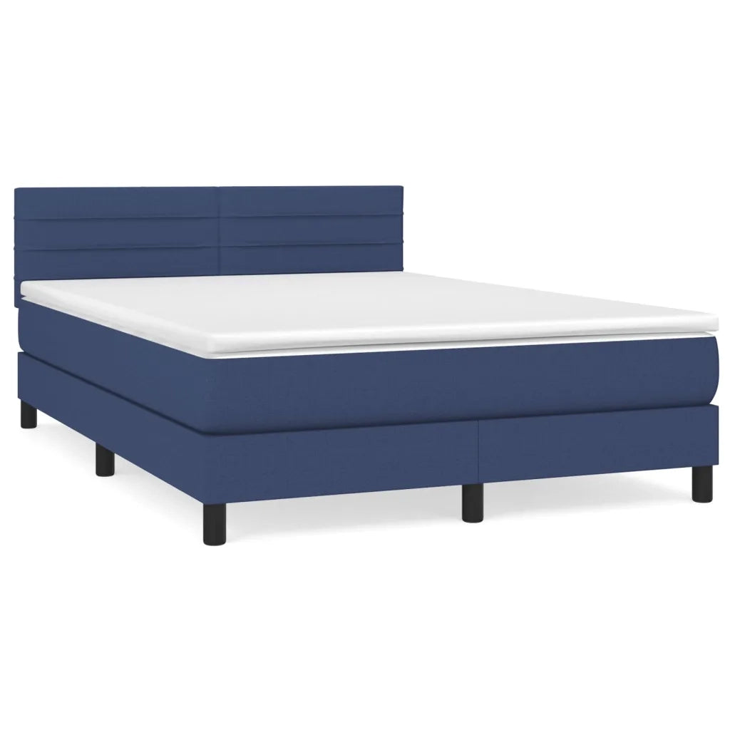 Giroletto a Molle con Materasso Blu 140x190 cm in Tessutocod mxl 99500