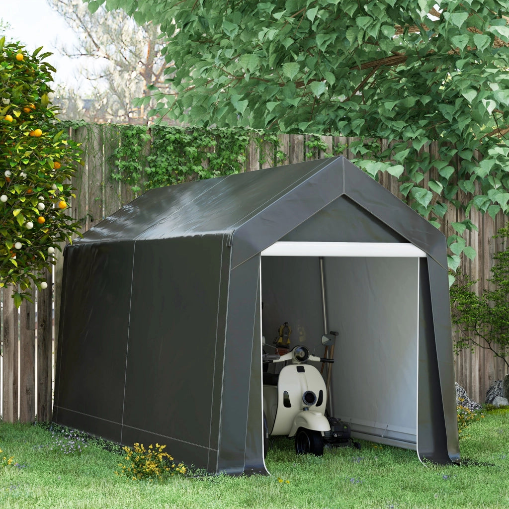 Tenda da Giardino ¨C Zephmum ¨C Grigio Scuro 210x360x235 cm