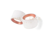 NASSO applique a Parete 2 Luci attacco GX53 Biemissiva Tonda rame 23x12cm