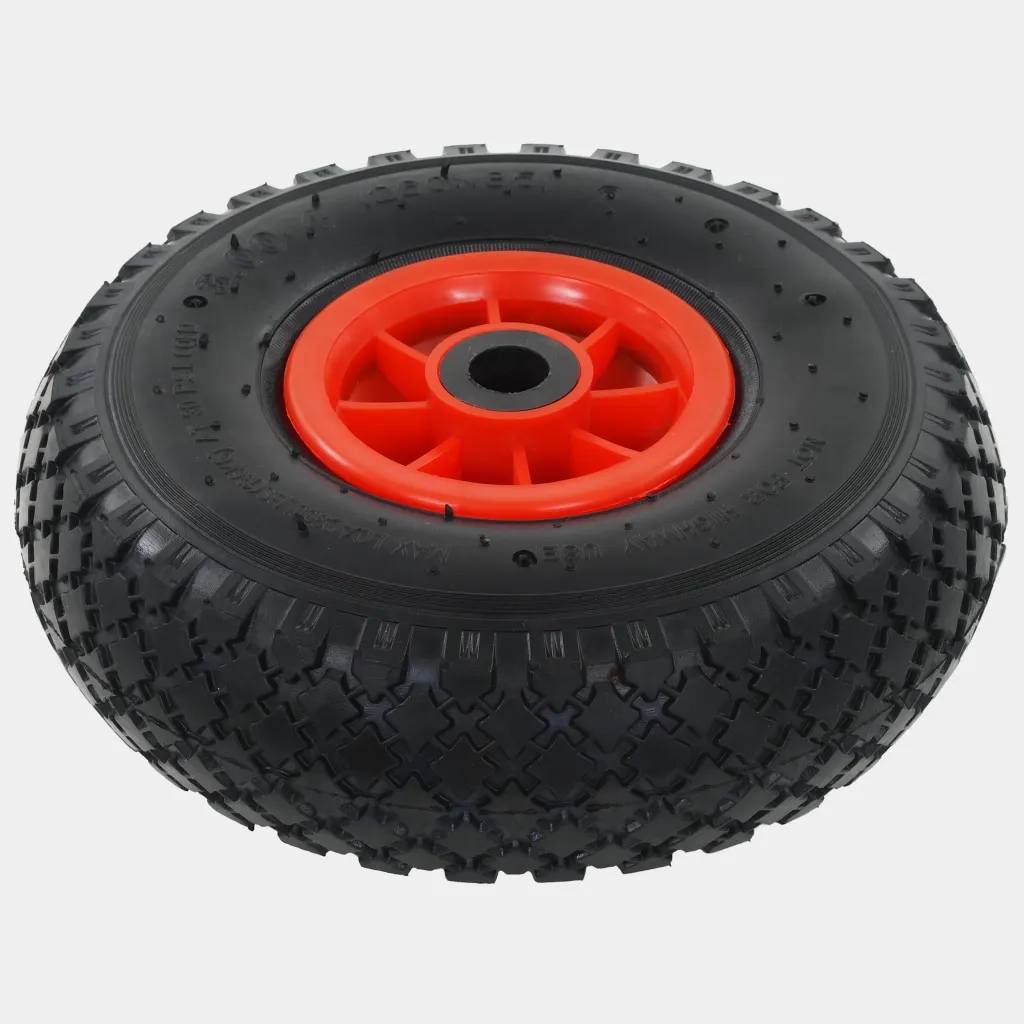 Ruote Carrello a Mano 2 pz Gomma 3.00-4 (245x82) 142969
