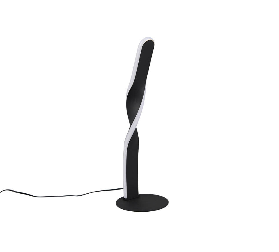 Lampada da tavolo LED, metallo, bianco, H 41 cm, Ginko