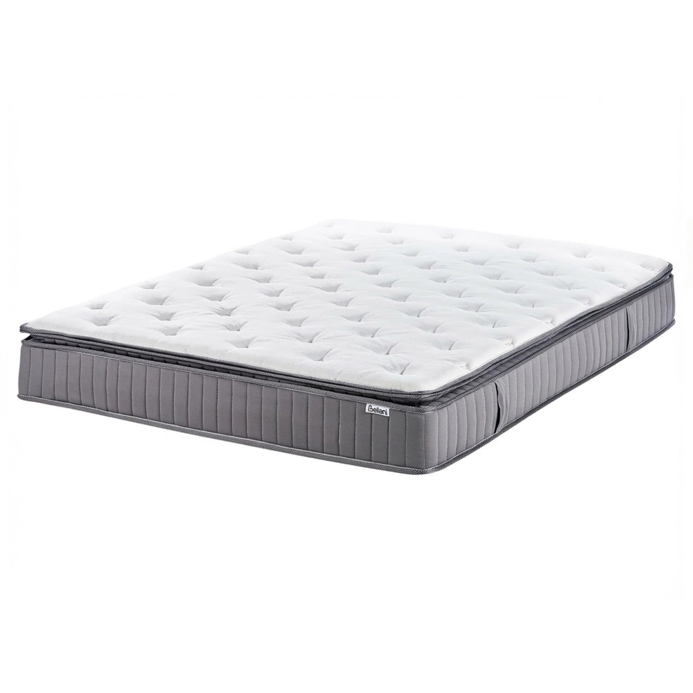 Materasso a molle insacchettate EU misura matrimoniale 160 x 200 cm con imbottitura in memory foam rinfrescante rivestimento rimovibile 3 piedi dura rigidità design moderno trapuntato