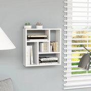 Scaffale a Parete Bianco 45,1x16x45,1 cm in Legno Multistrato 802948
