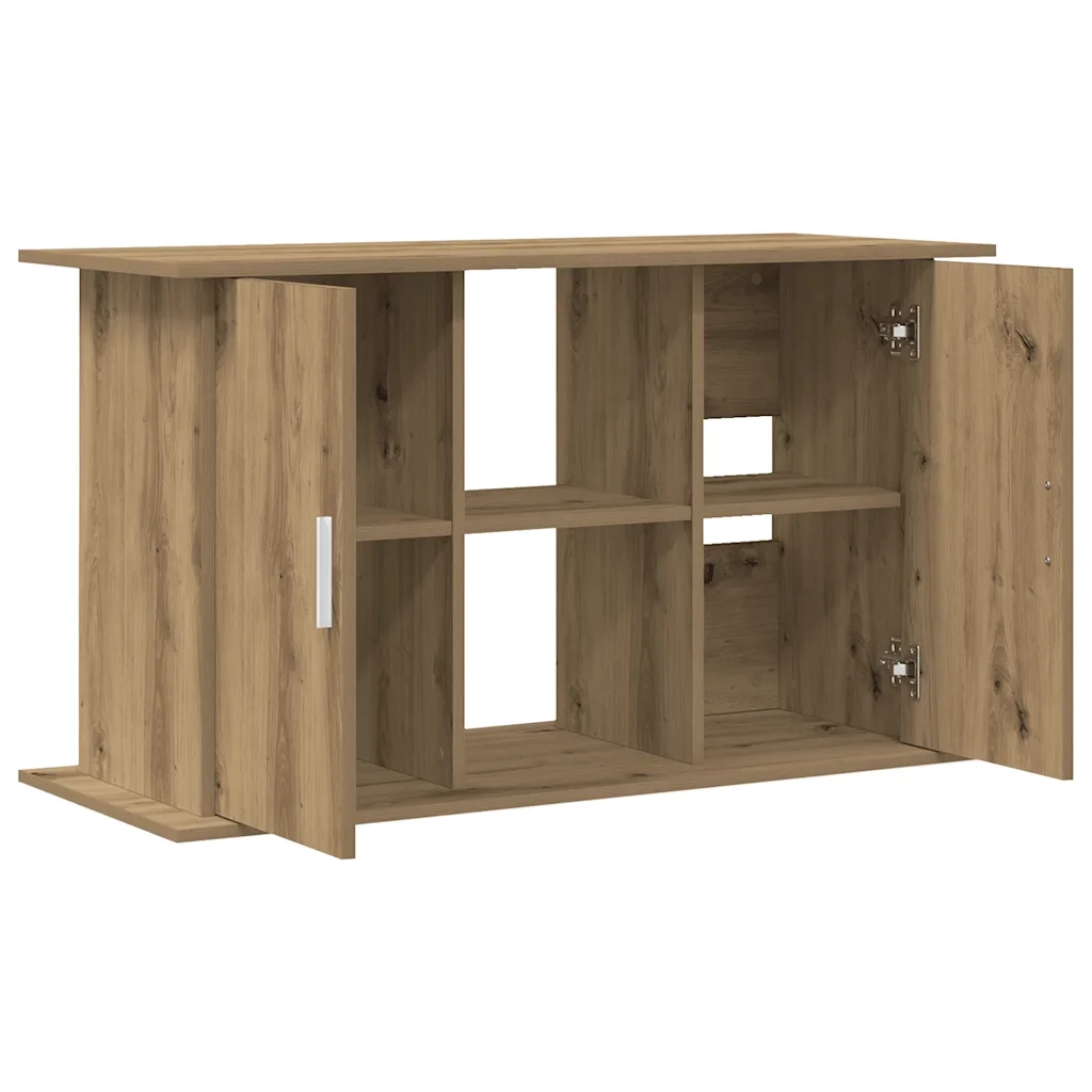 Supporto per acquario artigianale in rovere 101x41x58 cm in legno ingegnerizzato 857281