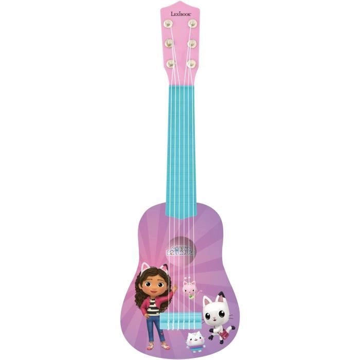 Lexibook - La mia prima chitarra Gabby e la casa magica - 53 cm - Guida didattica inclusa