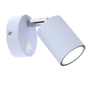 Applique bimbi blu con interruttore Fun GU10 8W Luminex