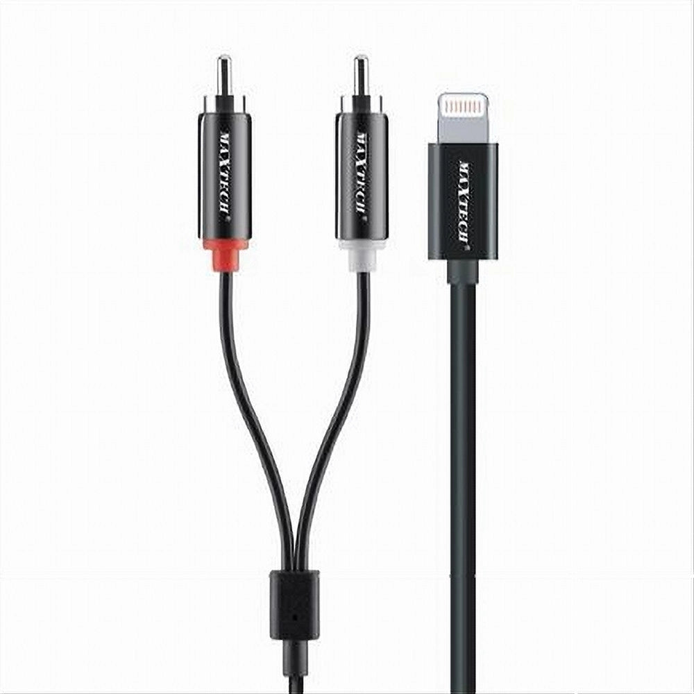 Trade Shop - Cavo Lightning A 2xrca 150cm Adattatore Stereo Y Splitter Audio 4d Sound Rca-ip01 -