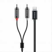 Trade Shop - Cavo Lightning A 2xrca 150cm Adattatore Stereo Y Splitter Audio 4d Sound Rca-ip01 -