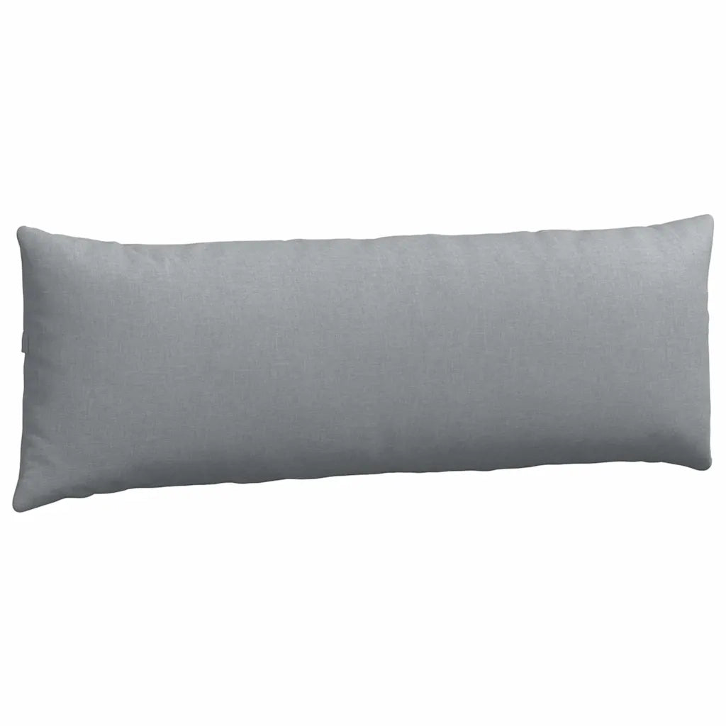 Cuscini da Divano 2 pz-Set di 2 Cuscini per Sofa Grigio chiaro 120 x 40 cm Tessuto 582137