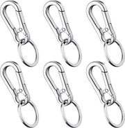 Sostituto di chiave in metallo - Argento - S/M - 6 pezzi - Sostituto di chiave classico e moderno.