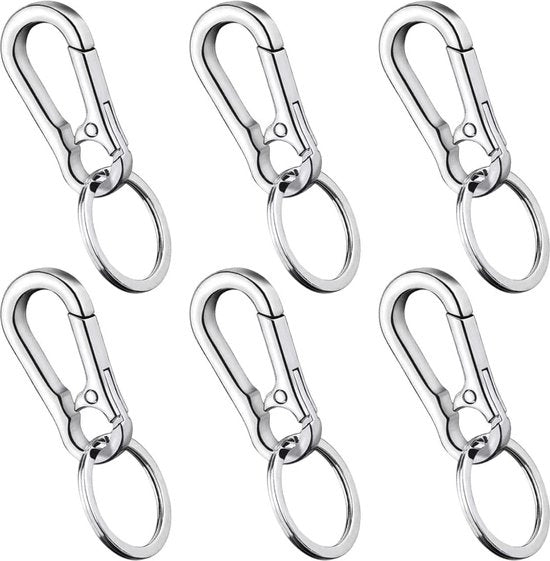Sostituto di chiave in metallo - Argento - S/M - 6 pezzi - Sostituto di chiave classico e moderno.