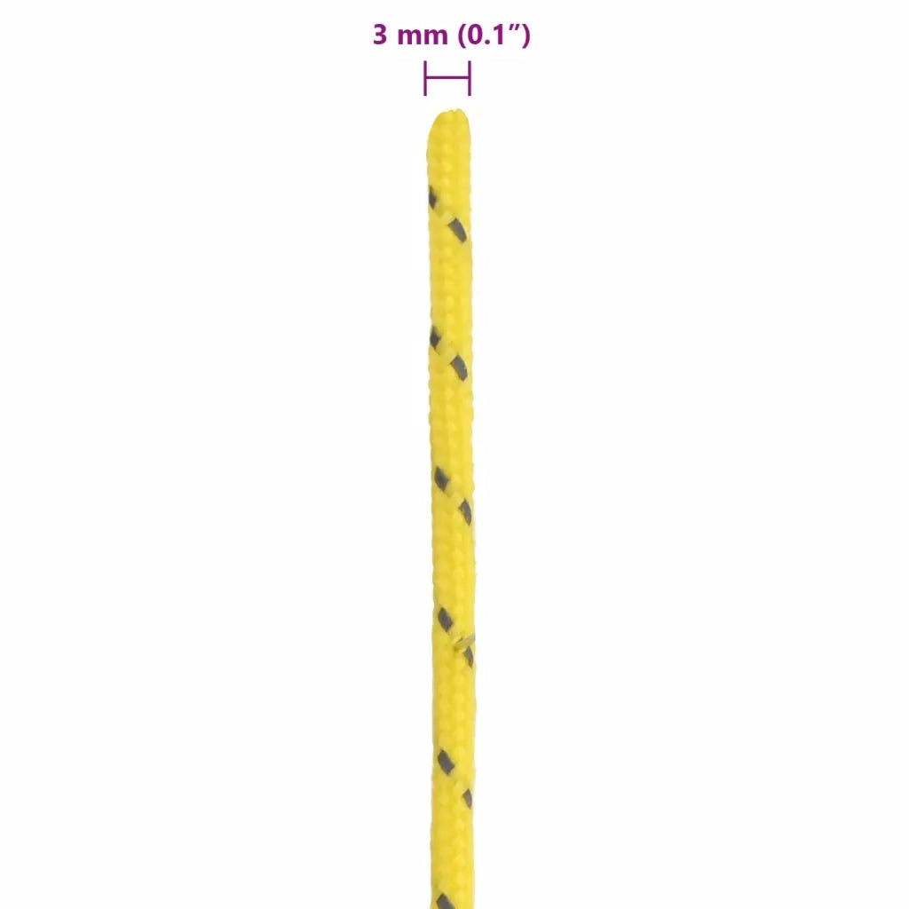 Corda Tenda con Strisce Riflettenti e Chiavi 50 m 3 mm