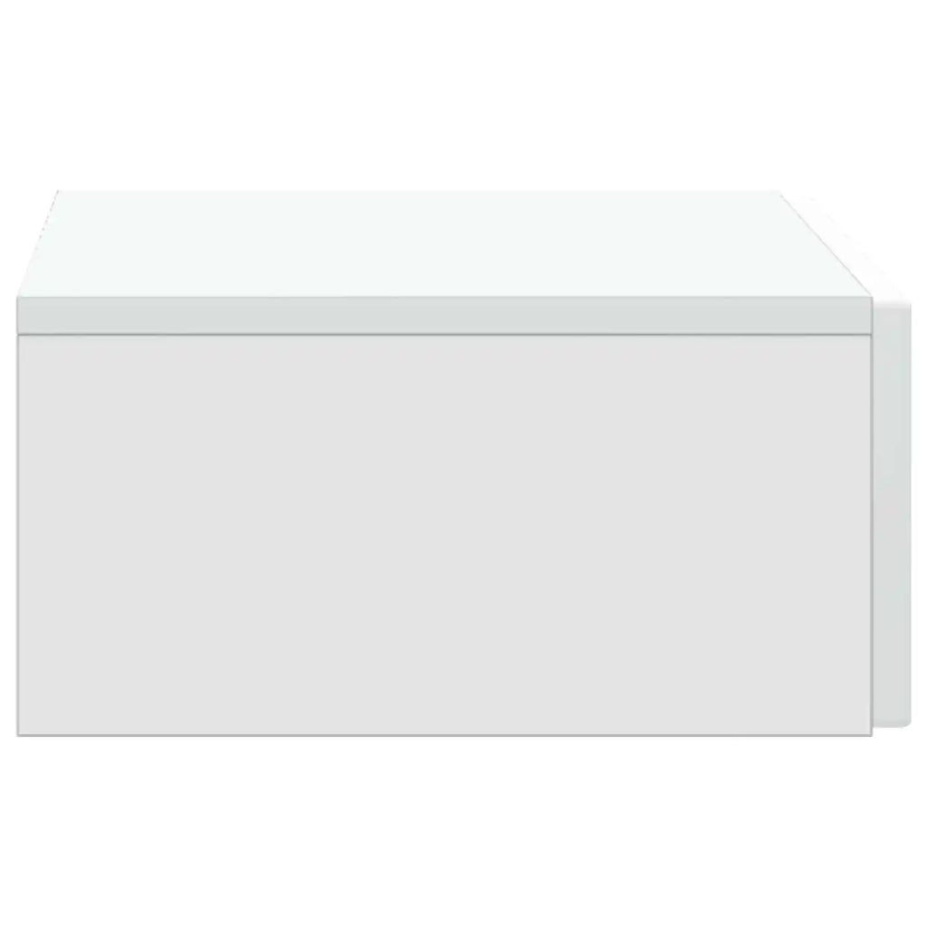 Tavolino da Parete Laterale Bianco 59 x 34,5 x 17 cm 898485