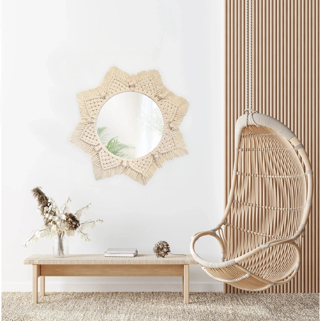 Specchio Da Parete Boho 53cm 322048