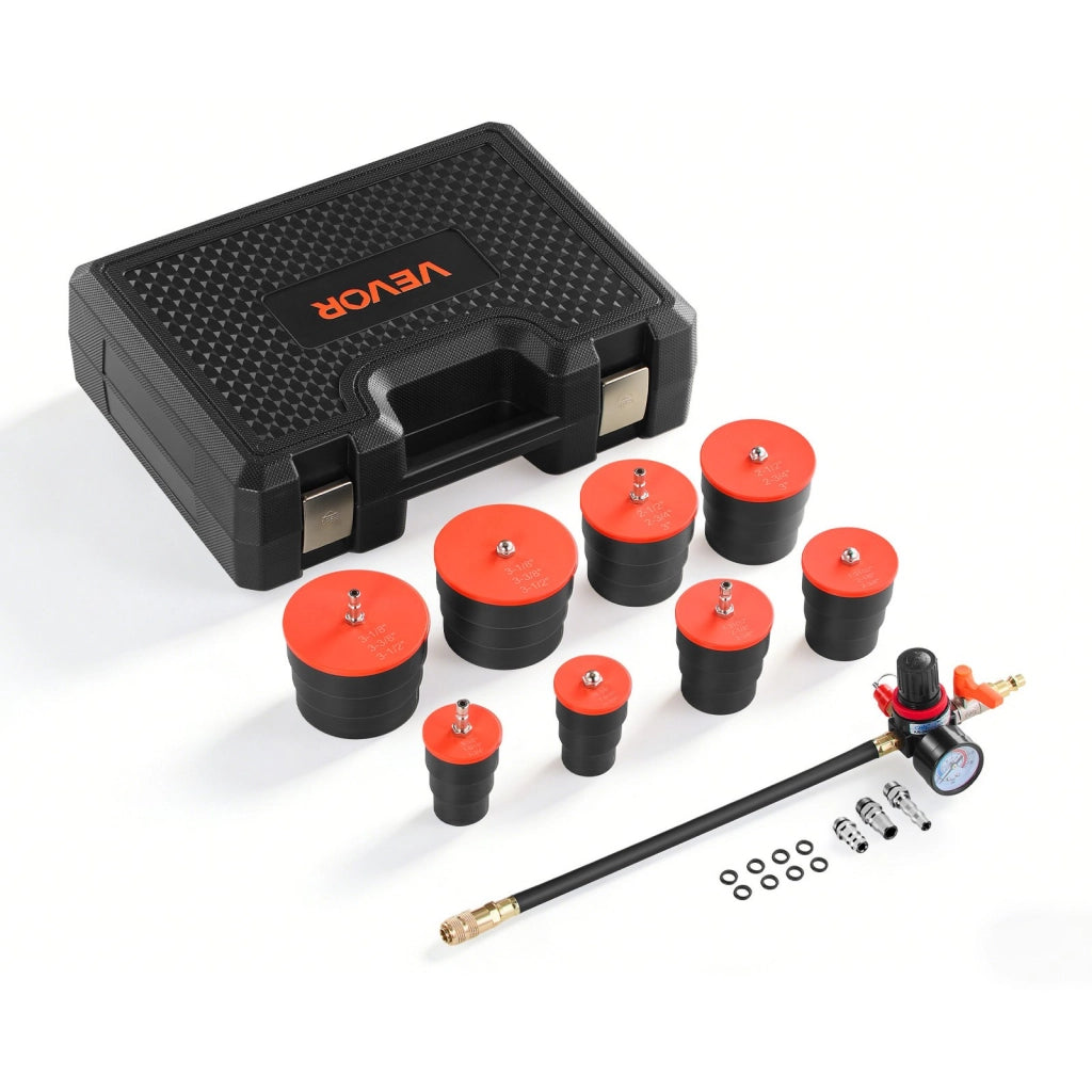 Set Tester Perdite Sistema Turbo, Tester di Perdite per Turbocompressore per Veicoli, Kit Utensili Ispezione Tenuta di Pressione Sistema Turbo Manomet