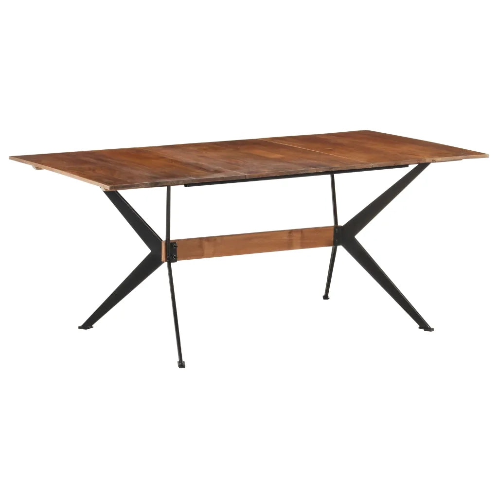 Tavolo da Pranzo 180x90x76 cm in Legno Massello di Mango 321689