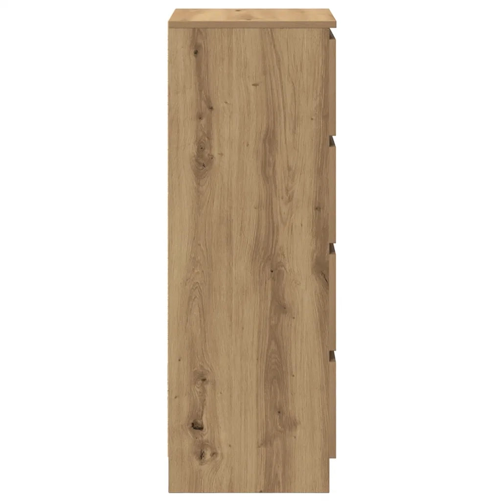 vidaXL Credenza Rovere Artigianale 37,5x35x99 cm in Legno Multistrato