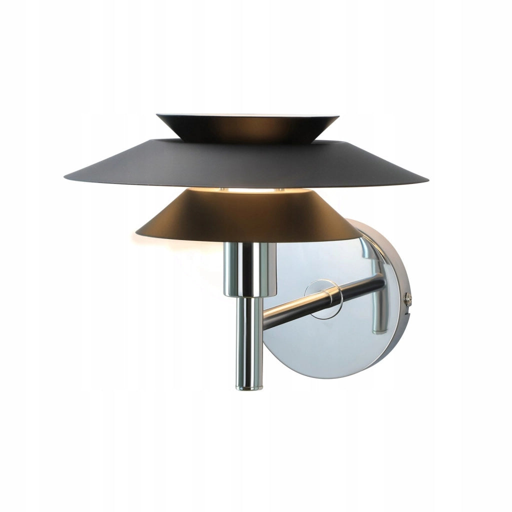 ZMH Lampada da parete nera per interni Design moderno G9 in metallo 25W