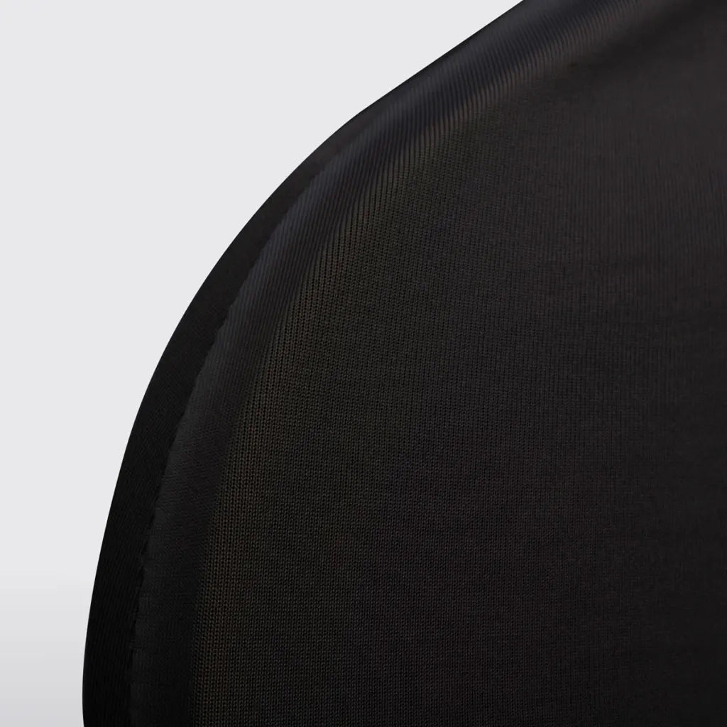 Coprisedia in Tessuto Elasticizzato Nero Set 6 pz CFW3518826