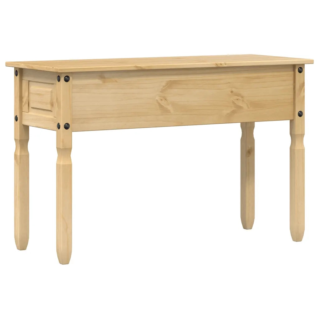 Tavolino Consolle | Tavolo d'Ingresso Corona 115x46x73 cm in Legno Massello di Pino