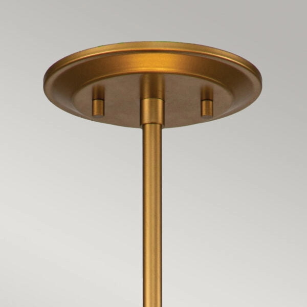 Lampada a sospensione Elstead Ziggy oro laccato 2xE27