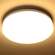 Lampada da soffitto LED 15W - IP54 - Acqua resistente - 3000K - 1500lm - Bianco caldo - 22cm