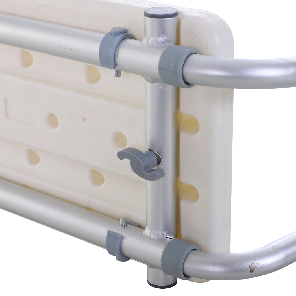 Sgabello da Bagno Sospeso Regolabile ¨C zephmum ¨C Bianco 73-83x22x18 cm