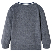 Felpa per Bambini Blu Marino Mélange 104 13340