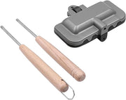 Campingbroodrooster per pancake, omelette e toast con superficie antiscivolo