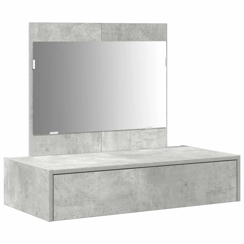 Toeletta | Tavolo da Trucco Grigio 83 x 40 x 70 cm Legno multistrato