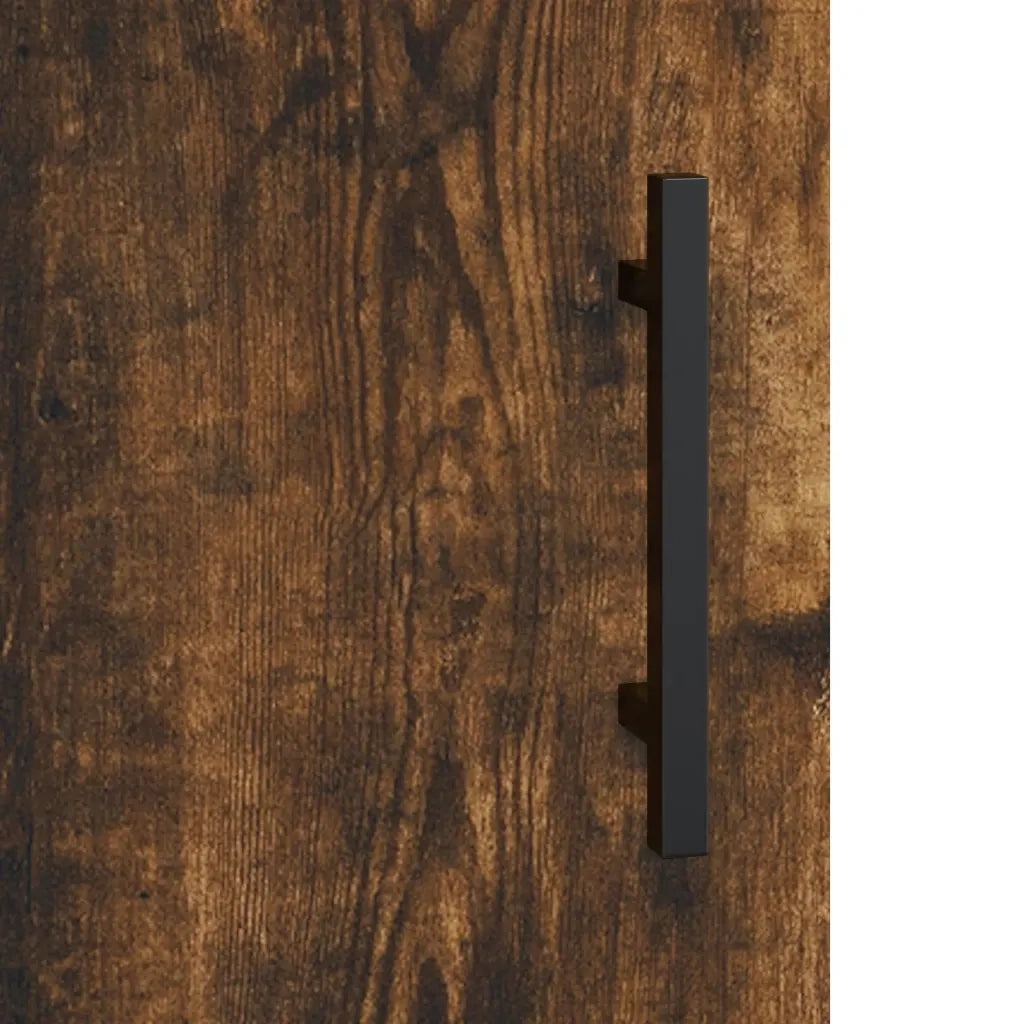 Credenza Rovere Fumo 34,5x34x180 cm in Legno Multistrato 3199134